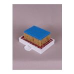 Printology Mutfak Süngerliği Süzgeçli Süngerlik Su Tahliyeli Süngerlik Kırmızı 3D Baskı 12x9 CM