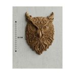 Printorium Baykuş Duvar Süsü 23 Cm – Dekoratif Baykuş Figürü, Modern Duvar Dekoru Salon Ofis Oda Aksesuarı