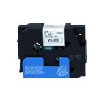 Printpen Brother HGE-251 P-Touch 24 mm 8 m Beyaz Etikete Siyah Etiket
