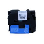 Printpen Brother HGE-261 P-Touch 36 mm 8 m Beyaz Etikete Siyah Etiket