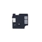 Printpen Dymo D1 45021 12 mm 7 m Siyah Etikete Beyaz Etiket