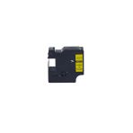 Printpen Dymo D1 53718 24 mm 7 m Sarı Etikete Siyah Etiket