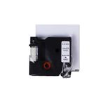 PrintPen Dymo D1 Beyaz Etikete Siyah 45013 12Mmx7M Şerit