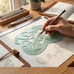 Printtoo Fransız Eğrisi Şablon Cetveli – Çoklu Eğri Çizim Şablonu, Moda Tasarımı, Dikiş, Kapitone, Kalıp Yapımı, Sanat ve Tasarım için 2 mm Kalınlığında Şeffaf Yeşil Akrilik Çizim Aleti