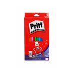 Pritt 12 Renk Parlak Canlı Silinebilir Mum Boya