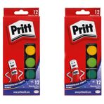 Pritt 2'li Paket 12 Renk Sulu Boya Set