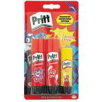 Prıtt 2x22 gr Küçük Kahramanlar Stıck Yapıştırıcı ve 1x20 gr Simli Stick Yapıştırıcı