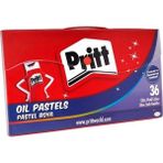 Pritt 36 Renkli Pastel Boya Çanta - Sanat İçin Ultra Canlı Renkler ve Kullanım Kolaylığı