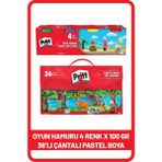 Pritt 36’lı Pastel Boya - Çantalı Ambalaj + Pritt 4'lü Oyun Hamuru (4x100g)