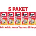 Pritt 5 Paket Multifix Hamur Yapıştırıcı 65 Parça Patafix Hamur Yapıştırıcı - Beyaz - STANDART