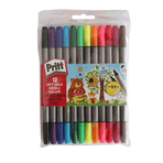 Pritt Çift Uçlu 12 Renk Keçeli Kalem
