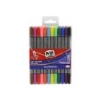 Pritt Çift Uçlu Keçeli Kalem 12 Parça Renkli Kalem Seti Çizim ve Boyama İçin