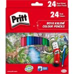 Pritt Kuru Boyalar, Canlı Renklerde Kalemi, Açması Kolay Dayanıklı Silinebilir Kalem, Yumuşak Mineli Resim - Standart