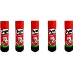 Pritt Stick 5'li Yapıştırıcı 43 gr Kırmızı Renkli Kullanım İçin Pratik Ölçüler