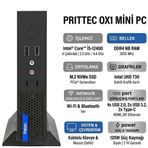 Prıttec Ox1 Intel Core I5-12400 24GB 512GB SSD Windows 11 Pro Mini Pc Q7-TH610Lİ5124008 012