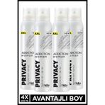 Privacy Addiction Woman Kadın Alüminyumsuz Vegan Deodorant 4x200 Ml