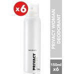 Privacy Deodorant 150 ml X6 Adet