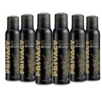 Privacy Gold 6x150 ml Men Deodorant