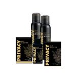 Privacy Gold Men Edt Erkek Parfüm 2 X 100 Ml + Deodorant 2 X 150 Ml