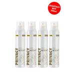 Privacy Gold Woman Kadın Deodorant 4x200 Ml
