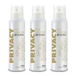 Privacy Gold Women 3x150 ml Kadın Deodorant