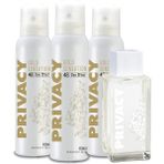 Privacy Gold Women EDT Kadın Parfüm 100 ml & DEODORANT 3 x 150 ml
