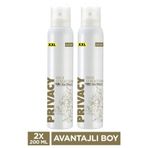 Privacy Gold Women Kadın Deodorant 2x200 Ml