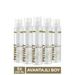 Privacy Gold Women Kadın Deodorant 5x200 ml