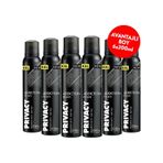 Privacy Man Addiction 48H Erkek Sprey Deodorant 6 x 200 ML