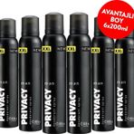 Privacy Man Erkek Deodorant 6x200 Ml