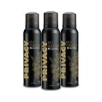 Privacy Man Gold Sensation Erkek Deodorant Sprey 3 x 150 ML