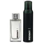 Privacy Men EDT 100 ml Erkek Parfümü+150 ml Sprey Deodorant Seti