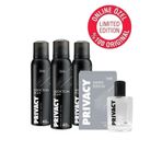 Privacy Men Limited Edition Edt Erkek Parfüm 50 ml Online Özel Ve Addiction Men Deodorant 3x150 ml