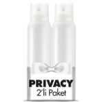 Privacy Woman 2x150 ml Kadın Deodorant