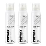 Privacy Woman Addiction 3x150 ml Deodorant