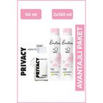 Privacy Woman Addiction Edt Kadın Parfüm 50 Ml + Emotion Love Kadın Deodorant 2x150 Ml