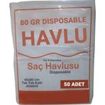 Private 250 Adet Tek Kullanımlık Otel Buklet Saç Baş Seyahat Havlusu 80 Gr 40×80 Petek Dokulu Kullan At