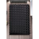 Prizma Bubble Kaymaz, Yıkanabilir Tekli Banyo Halısı, Paspası (75X110) | Füme