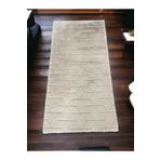 Prizma Comfort Diamond No:1 , Yıkanabilir Tekli Banyo Halısı, Paspası | Bej - (75x110) Cm