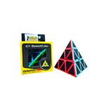 Prizma Desenli Küp Carbon Fiber Sticker Üçgen Sabır Küpü EQY672
