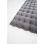 Prizma Halı Bubble Peluş Halı Füme Düz Kesim - 100 x 150 cm - Renkli