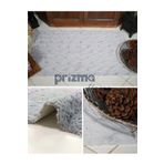 Prizma Micropost, Kaymaz, Yıkanabilir, Tekli Banyo Halısı, Paspası | Ipek Gri - (75X110CM)