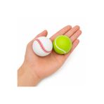 Prlk toys Mini Beyzbol & Tenis Zıplayan Top 2’li Set – 6 cm Kauçuk Oyuncak Top