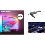 PRNTECH, TV Ekran Senkron LED Işık(ADAPTÖR DAHİLDİR) TV EKRANA GÖRE RENK YAYAN,TV ARKA LED IŞIK(49"&50" TV İÇİN) - 125 cm - RGB