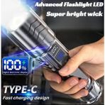 Pro 3M PRO3M Type-C Şarjlı Super Flash LED El Feneri