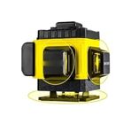 Pro Alman Kaucuk 360° 12 Köşe Otomatik Hizalamalı Çizgili Lazer Metre .
