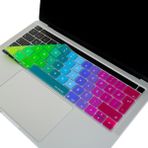 Pro Bar Türkçe Q Klavye Koruyucu Silikon Ince Yıkanabilir Toz ve Sıvı Koruma Uyumlu A1706 A1989 A2159 A1707 A1990 Pembe Yeşil - 0 - Siyah - Option-1