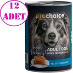 Pro Choice 12x400 gr Sardalya ve Hamsili Pate Köpek Konservesi