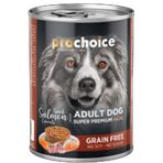Pro Choice Adult Dog Pate 400 gr Kuzu Etli-Somonlu-Havuçlu Köpek Konserve Mama