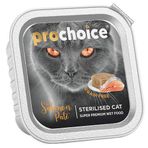 Pro Choice Sterilised 100 gr Somonlu Kısırlaştırılmış Tahılsız Yaş Kedi Maması